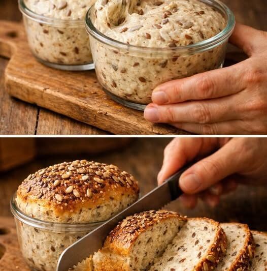 Seeded Bread in a Jar