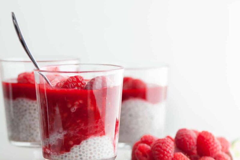 Raspberry Chia Pudding